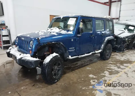 2010 Jeep Wrangler Unlimited Sport Rhd z USA, uszkodzony, nr VIN 1J4BZ3H14AL153083